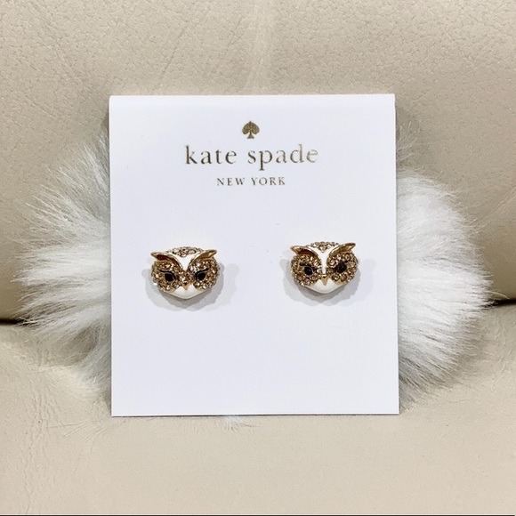 kate spade Jewelry - NWT Kate Spade Owl Star Bright Earrings